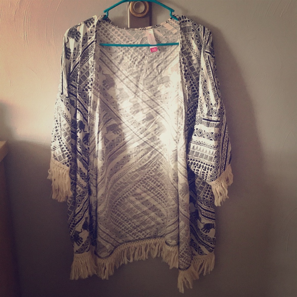 Aztec print kimono!